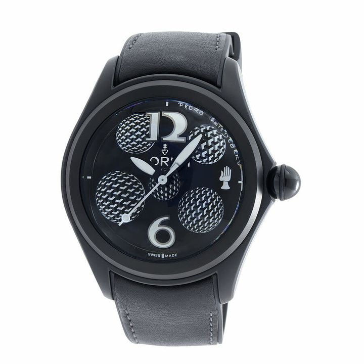 Photo: Corum Bubble Automatic Black Dial Mens Watch L082/02872
