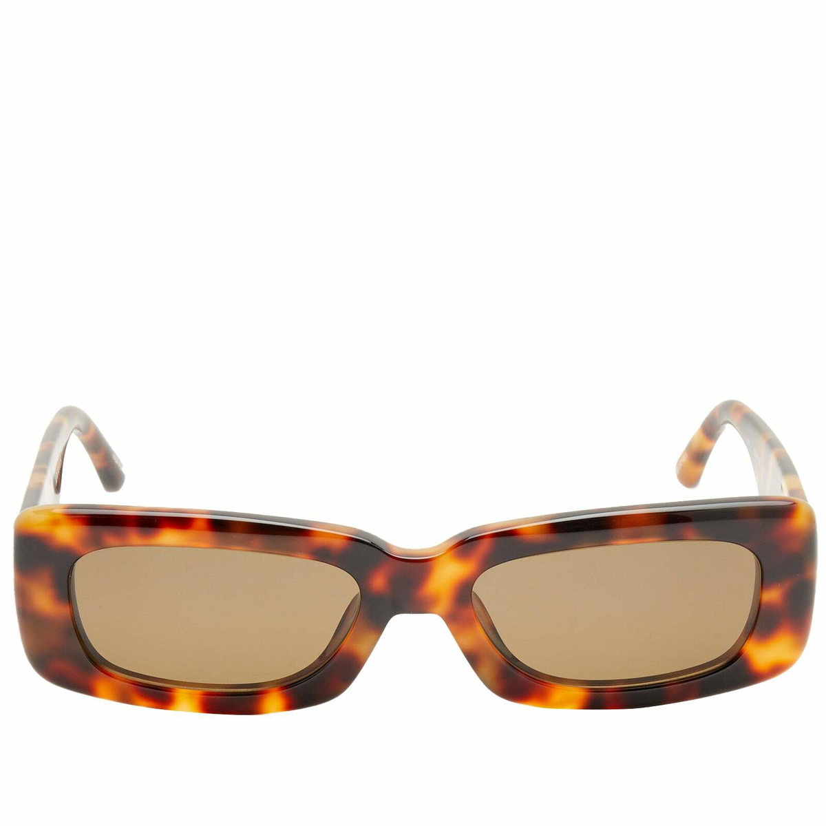 Linda Farrow Luxe Gold Sunglasses LINDA FARROW Taylor - yellow gold / green lens – Mondello 1962 main image 4