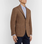 Polo Ralph Lauren - Brown Slim-Fit Checked Wool and Alpaca-Blend Blazer - Brown