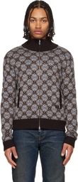 Wales Bonner Brown 'The Reverie' Track Jacket