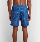 Derek Rose - Tropez Mid-Length Printed Swim Shorts - Blue