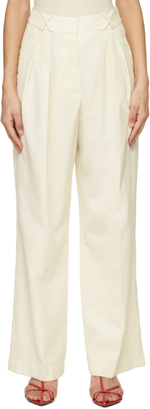 Photo: Róhe Off-White Tailored Trousers