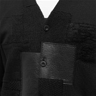 Junya Watanabe MAN Men's Patchwork Cardigan in Black