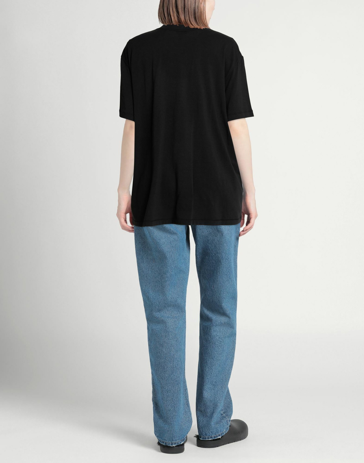 Skims Womens T-shirt in Black