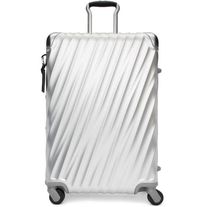 Photo: Tumi Silver Aluminum Short Trip Packing Suitcase