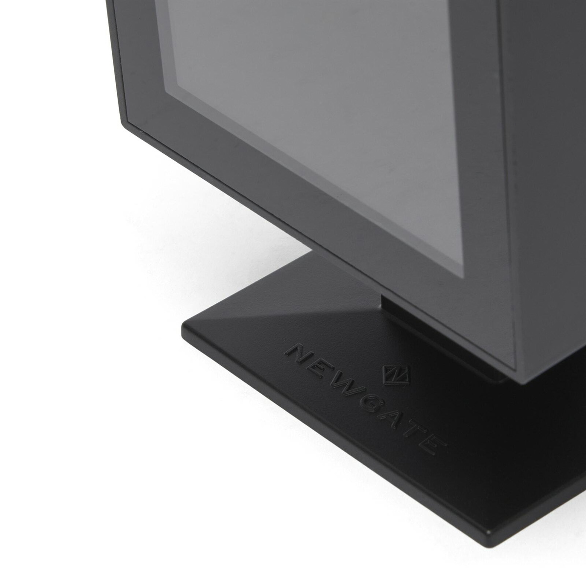 Newgate Clocks Monolith LCD Alarm Clock in Black 