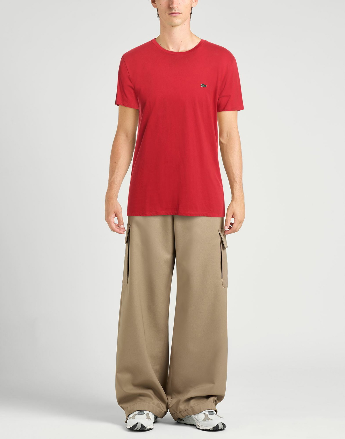 Lacoste Mens T-shirt in Red