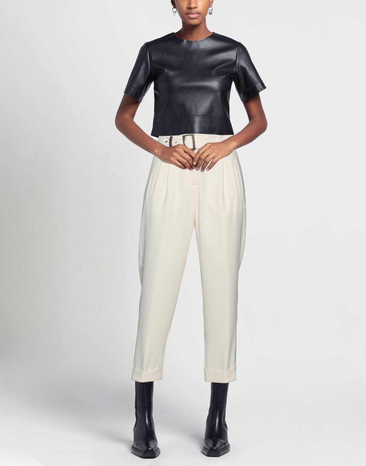 Peserico Womens Pants Ivory