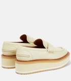 Clergerie - Bahati leather platform loafers