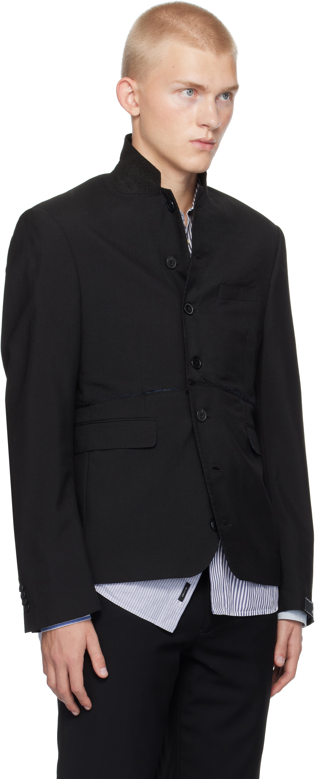 HODAKOVA Black Button Blazer