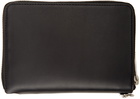 Yohji Yamamoto Black Zip-Around Wallet