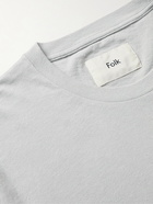 Folk - Assembly Cotton-Jersey T-Shirt - Blue