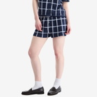 GUEST IN RESIDENCE Women's Picnic Plaid Shorts in Midnight Combo