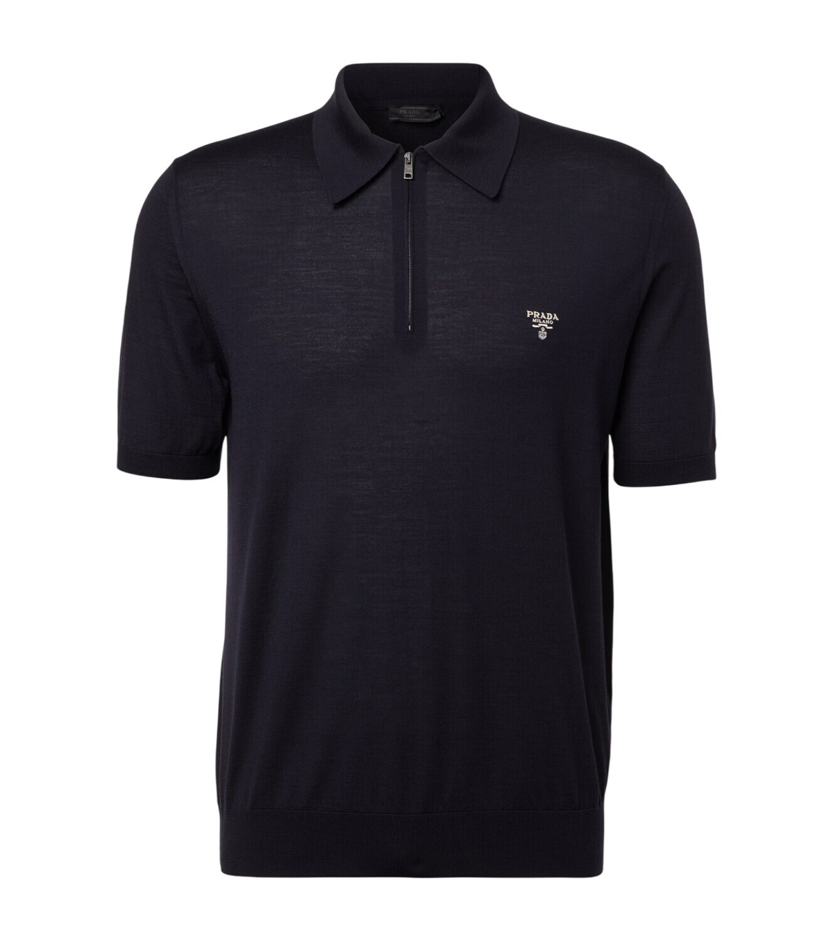 Prada Logo-embellished terry polo shirt Prada