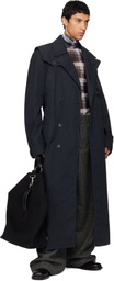 Dries Van Noten Black Adjustable Canvas Backpack