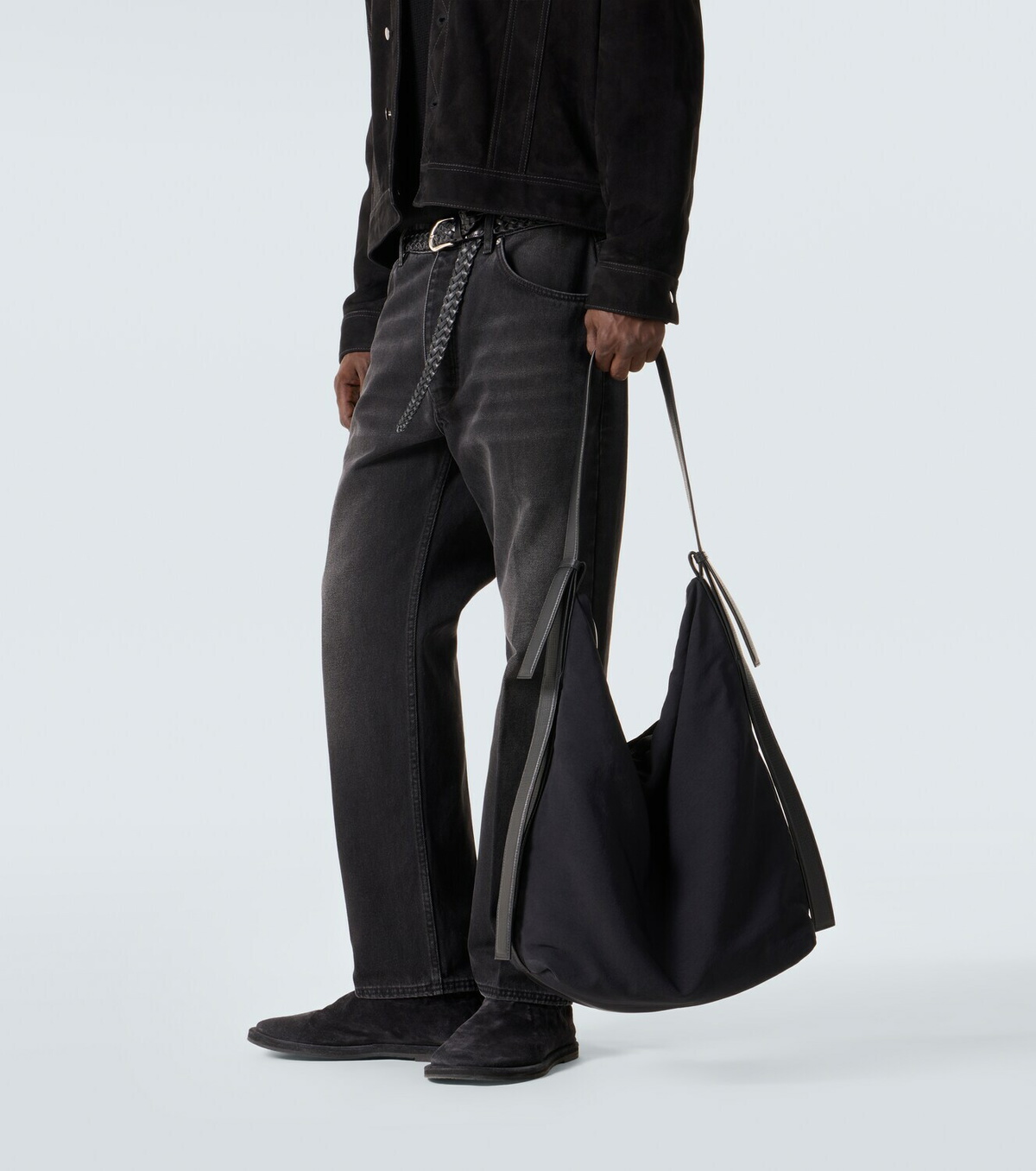 Studio Nicholson Airport leather-trimmed tote bag