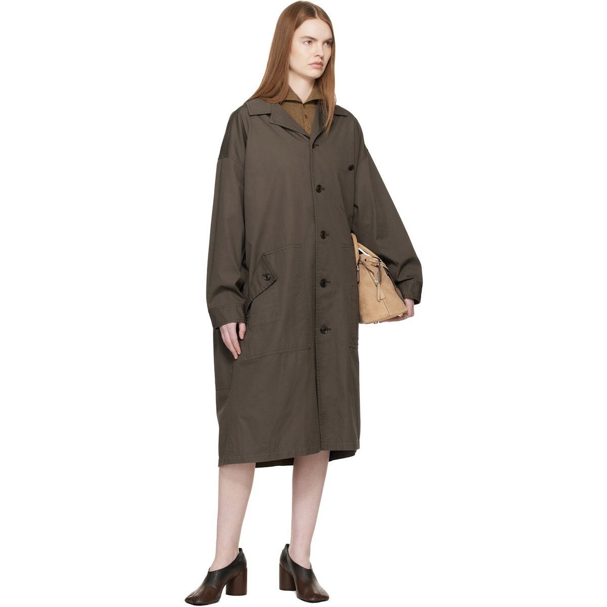 Y's Khaki 5-Pocket Coat