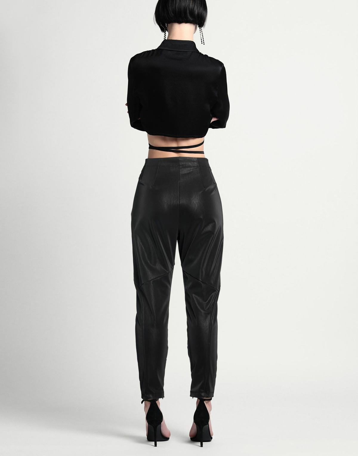 Alessia Santi Womens Pants in Black