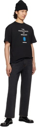 ADER error Black Blue Net Product. 49 T-shirt