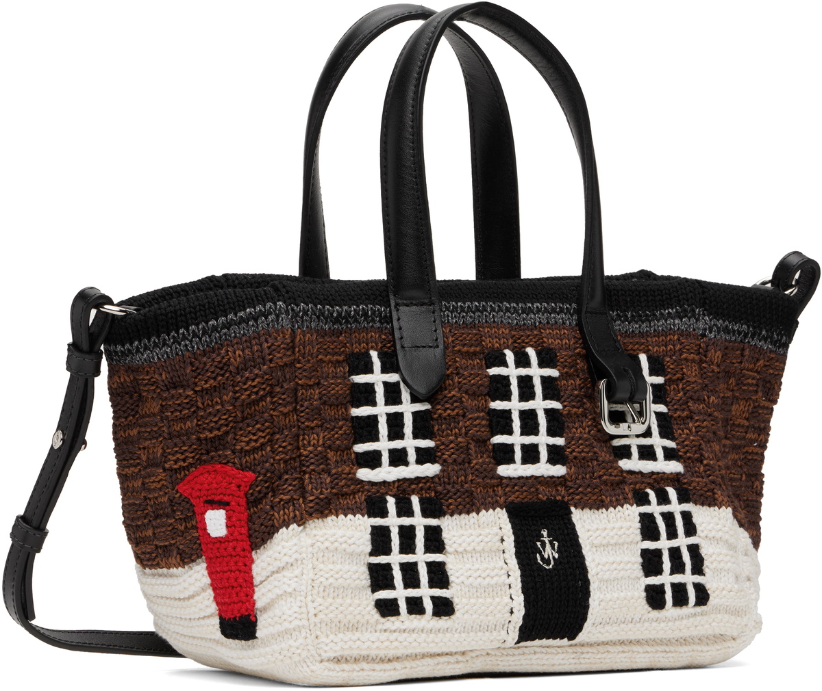 JW Anderson Brown Mini Belt House Tote