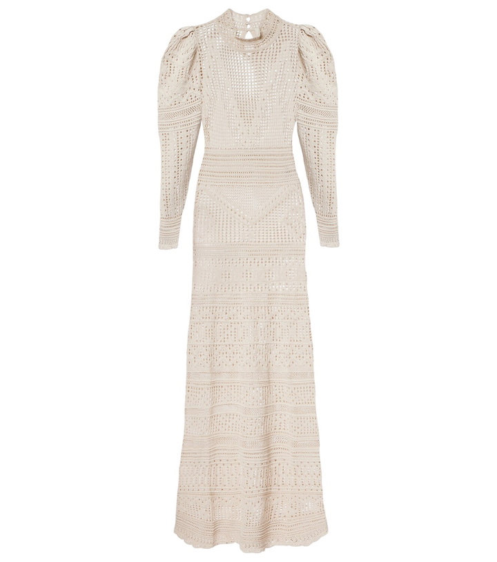 Photo: Isabel Marant Dione open-knit maxi dress