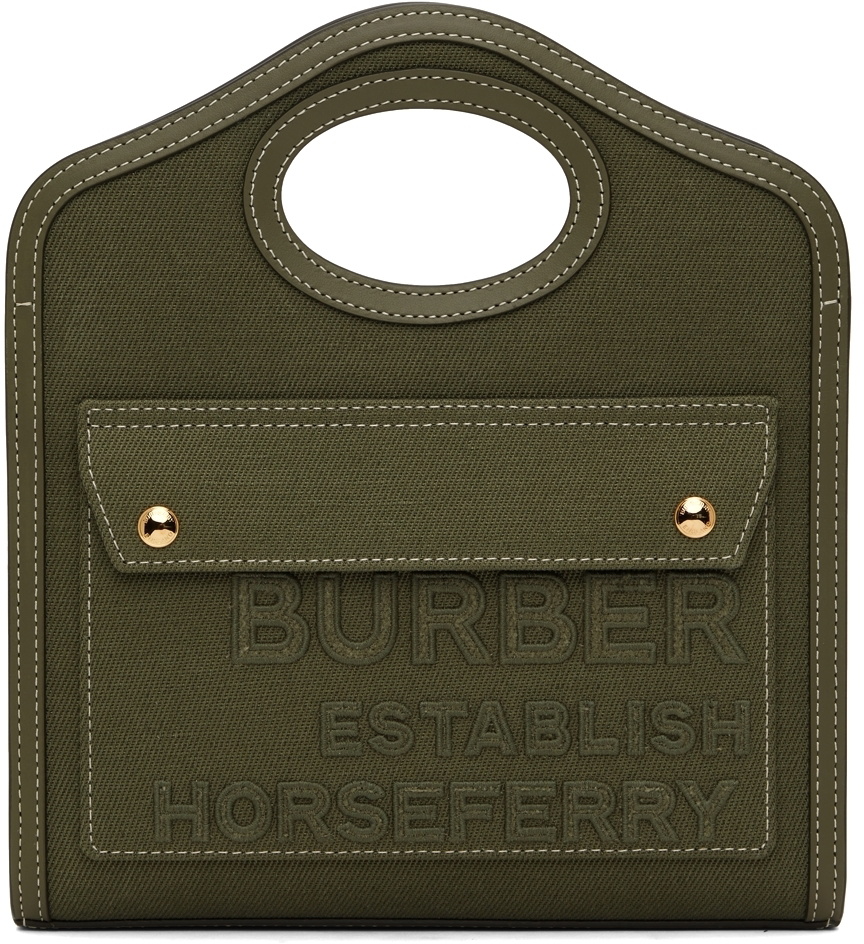 Burberry Green Mini Horseferry Bag