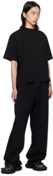 VTMNTS Black Embroidered Sweatpants