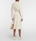 Vince Belted midi shirt dress