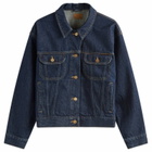 Nudie Jeans Co Women's Nudie Berit Denim Jacket in Classic Blue
