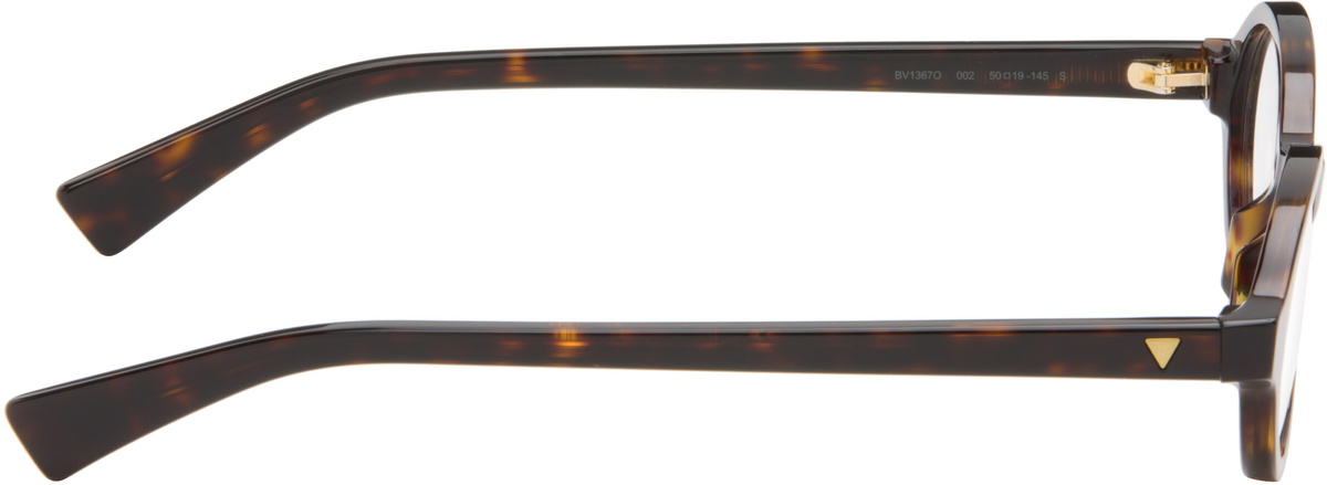 Bottega Veneta Brown Oval Glasses