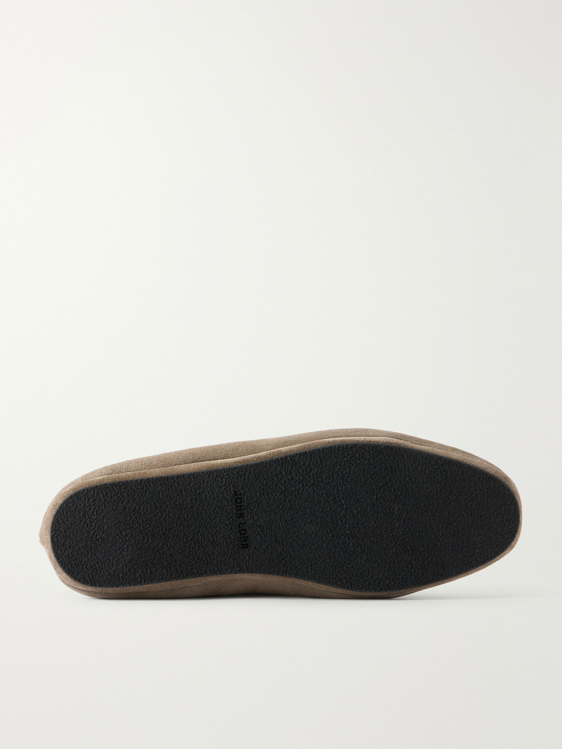 John Lobb - Kingstone Suede Slippers - Neutrals