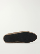 John Lobb - Kingstone Suede Slippers - Neutrals