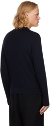 Second/Layer Navy Crewneck Sweater