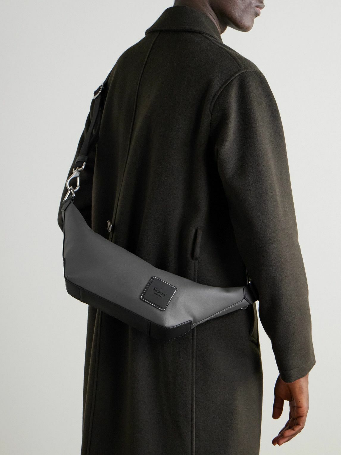 Mulberry - Dalston Leather-Trimmed Coated-Canvas Messenger Bag
