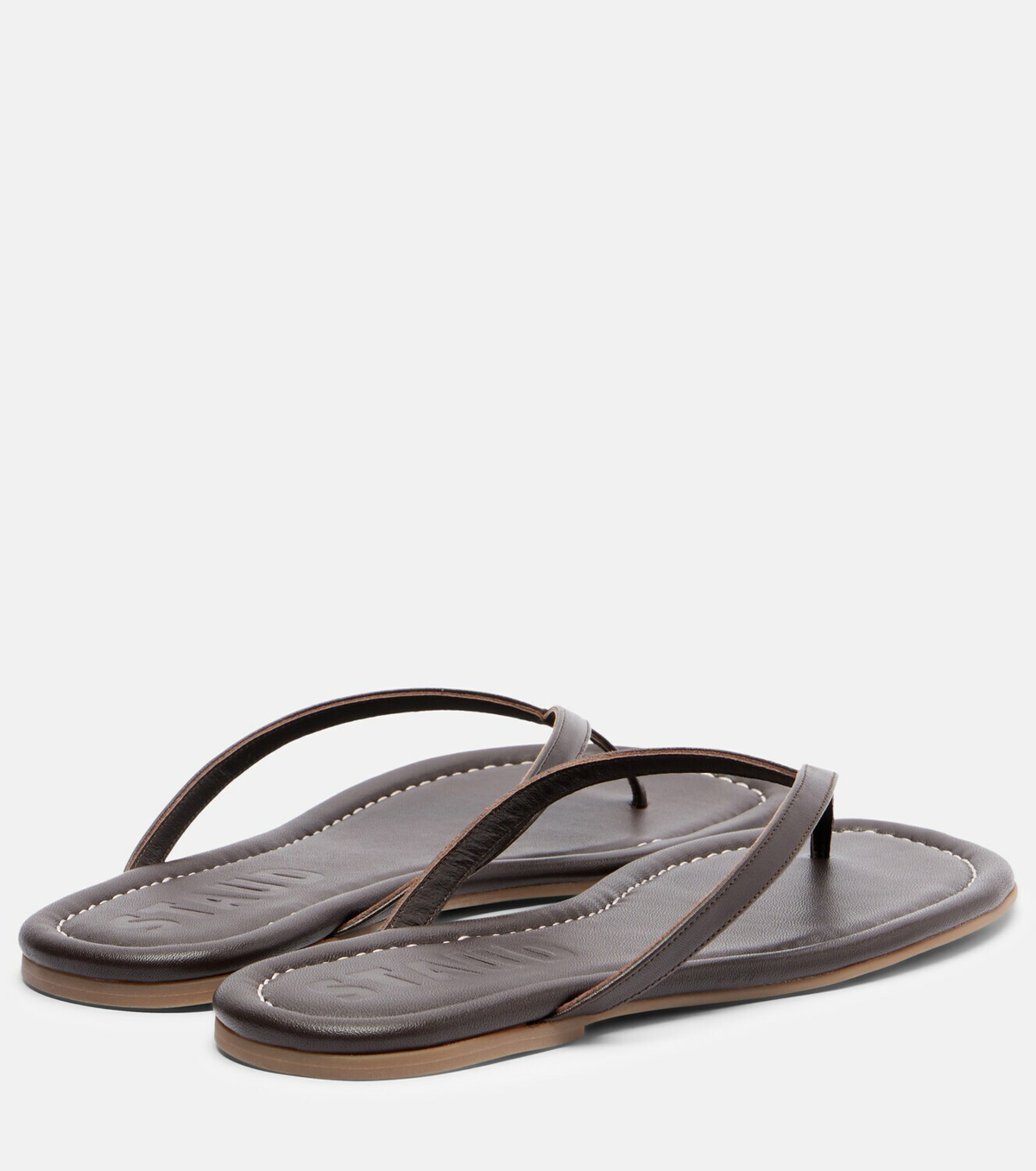 Staud Freja leather thong sandals