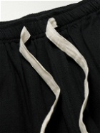 Kartik Research - Embellished Cotton Drawstring Shorts - Black