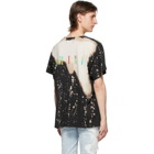 Amiri Black Bleached Jimi Hendrix T-Shirt