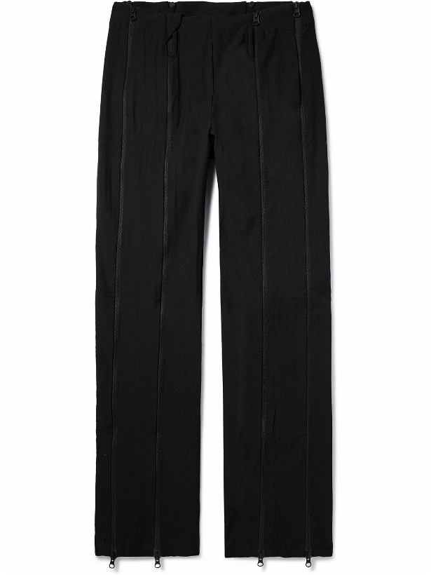 Photo: POST ARCHIVE FACTION - 5.1 Straight-Leg Zip-Detailed Shell Trousers - Black