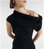 Rick Owens Lilies one-shoulder draped maxi dress
