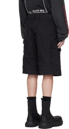 032c Black 'My Own Mind' Utility Shorts