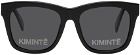 KIMHĒKIM Black Kiminte Two Logo Sunglasses