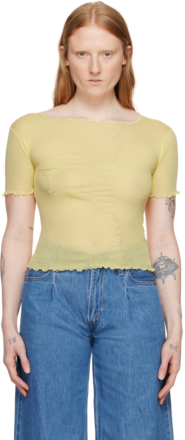 Photo: Baserange Yellow Gerrymandered T-Shirt