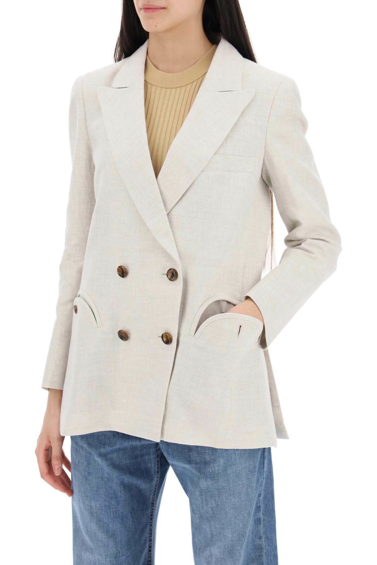 BLAZE MILANO everyday mid-day sun double-breasted blazer