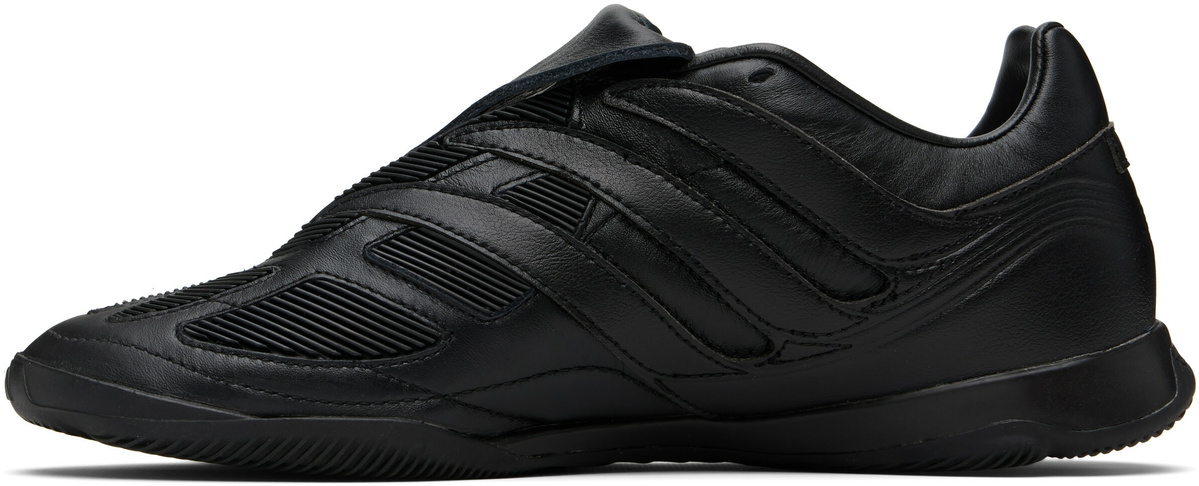 Y-3 Black Leather Predator Precision Sneakers