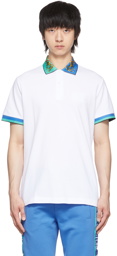 Versace Jeans Couture White Cotton Polo