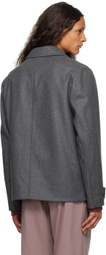 PS by Paul Smith Gray Flap Pocket Jacket