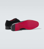 Christian Louboutin Chambeliss velvet Derby shoes