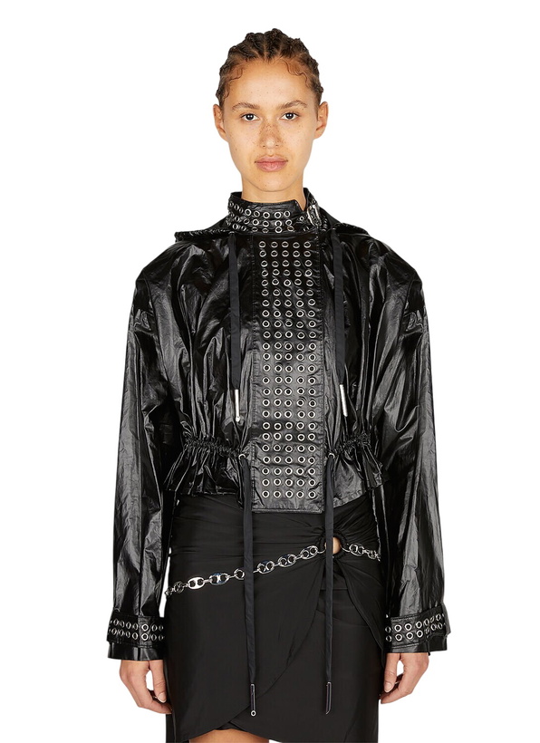 Photo: Rabanne Eyelet Biker Jacket