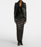Rick Owens Naska leather biker jacket