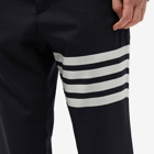 Thom Browne Men's 4 Bar Track Trouser in Navy